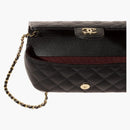 Chanel Classic Glasses Case with Chain Black