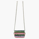 Chanel Classic paljetter Mini Flap Bag Multicolor