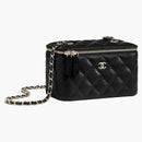 Chanel Classic Vanity 22c Bags con cadena negra
