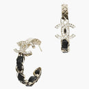 Chanel Creoles Earrings Gold/Black/Crystal (Fig971 B14689 NS659)