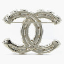 Chanel Crystal Brooch Gold