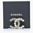 Chanel Crystal Brooch Gold