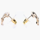 Chanel Crystal Pearl CC örhängen 0,5 "guld