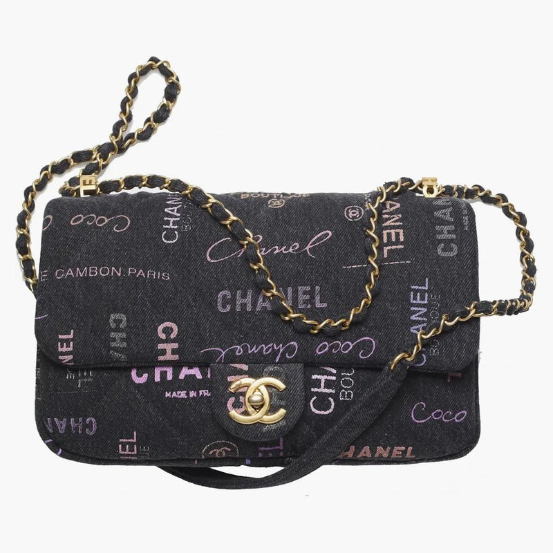 Sacca di lembo Chanel grande nero