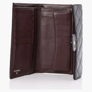 Chanel Flap Wallet Quilted Diamond Large Black
