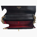 Chanel Gold Coin Chain Black Wallet on Chain Black (AP2840-B08447-94305)