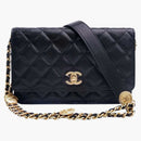 Chanel Gold Coin Chain Black Wallet on Chain Black (AP2840-B08447-94305)