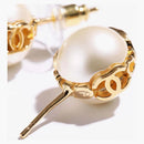 Pendientes de perlas del logotipo de Chanel/perla (Fig595)