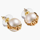 Pendientes de perlas del logotipo de Chanel/perla (Fig595)