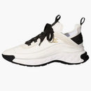 Chanel Low Topptränare sammet elfenben