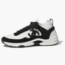 Chanel Low Top entrenador Blanco Blanco (femenino)