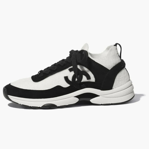 Chanel Low Top trainer White Black (Women's)
