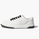 Chanel Low Top trainer bianco nero (donne)