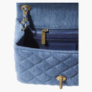 Chanel Mini Flap Bag Denim Blue