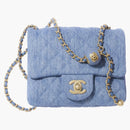 Chanel Mini Flap Bag Denim Blue