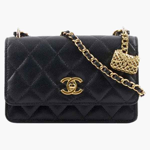 Chanel Mini Wallet on Chain with Bag Charm Black (AP3316-B10712-94305)