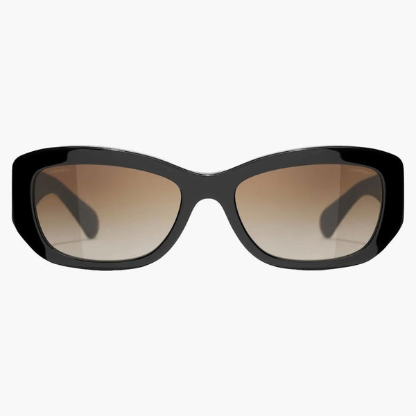 Chanel Rectangle Sunglasses Black (5493 C622/S5)