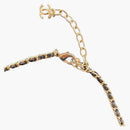 Chanel Round CC Logo Choker Gold/White (ABA006)