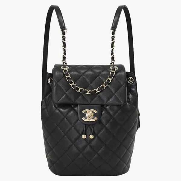 Chanel Small 23S Grained Calfskin Backpack Black (AS4058)