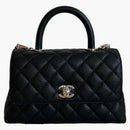 Chanel Small Coco Handbag Black (A92990)