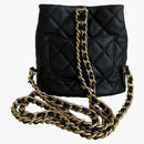 Chanel Small Drawstring 23a Bucket Black (as3947)