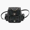 Chanel Small Duma 23k Grained Calfskin Backpack Black (AS4399)