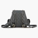 Chanel Small Duma 23k Grained Calfskin Backpack Dark Gray (AS4399)