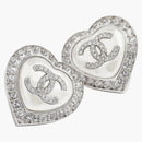 Chanel Stud Earrings Silver/Pearly White/Crystal (ABB632 B14143 NR575)