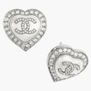 Chanel Stud Earrings Silver/Pearly White/Crystal (ABB632 B14143 NR575)