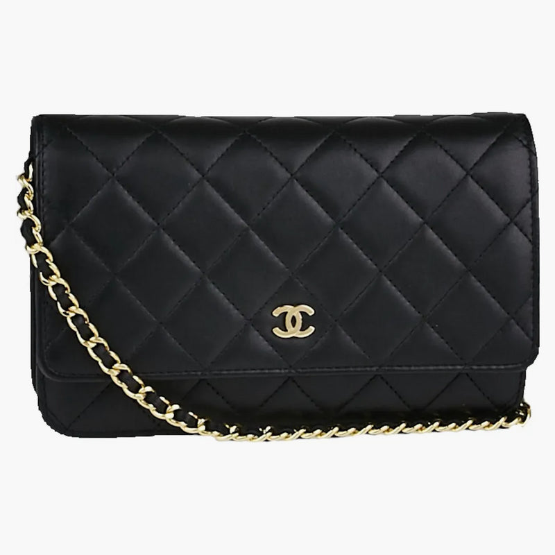 Chanel Wallet on Chain Quilted Lambskin Black