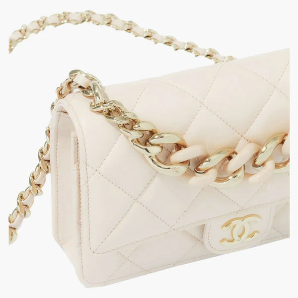 Chanel Wallet on Chain Light Beige