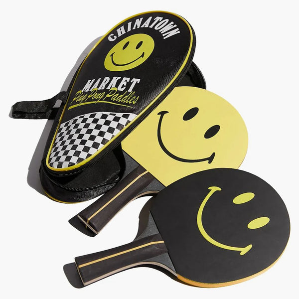 Čínský trh x smajlík ping pong pádla sada