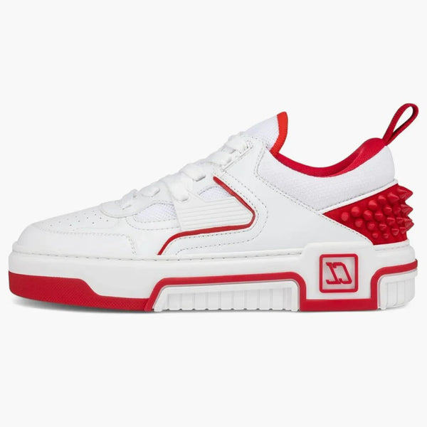 Christian Louboutin Astroloubi platt vit röd