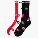 Chrome Hearts 3-pack Chomper Socks Multicolor