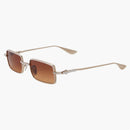 Chrome Hearts Buckle Rider Sunglassses Silver Gold Rustic