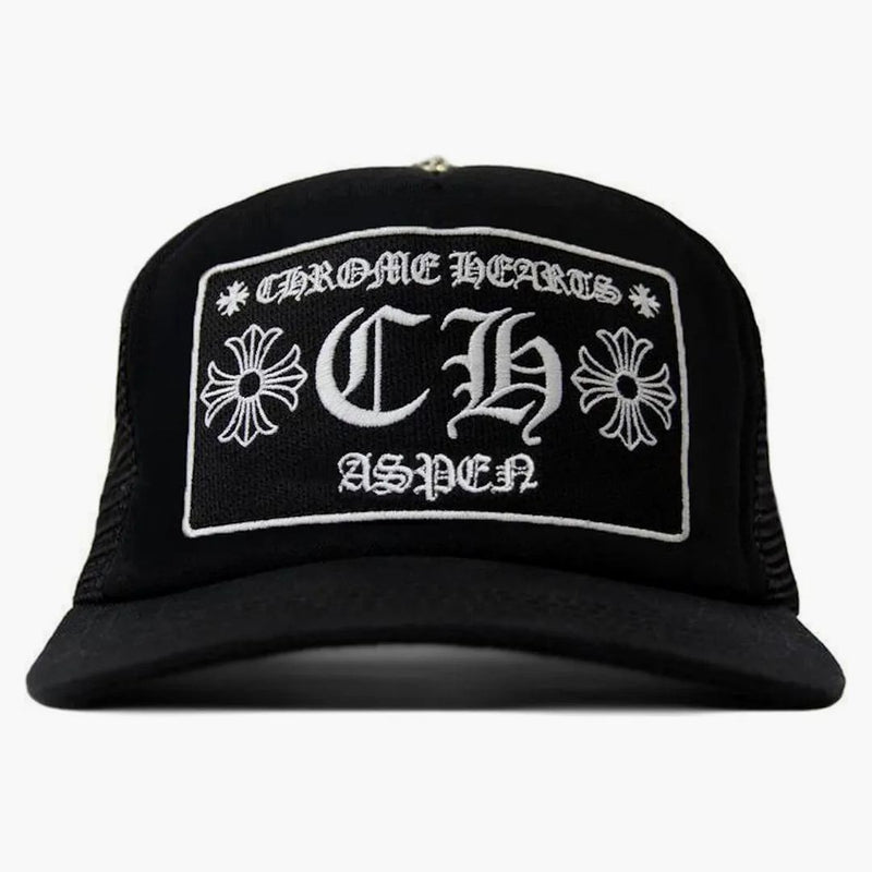 Chrome Hearts Ch Aspen Exclusive Trucker Hat Black