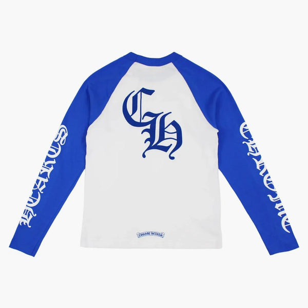 Chrome Hearts Ch Baseball Shirt White/blue