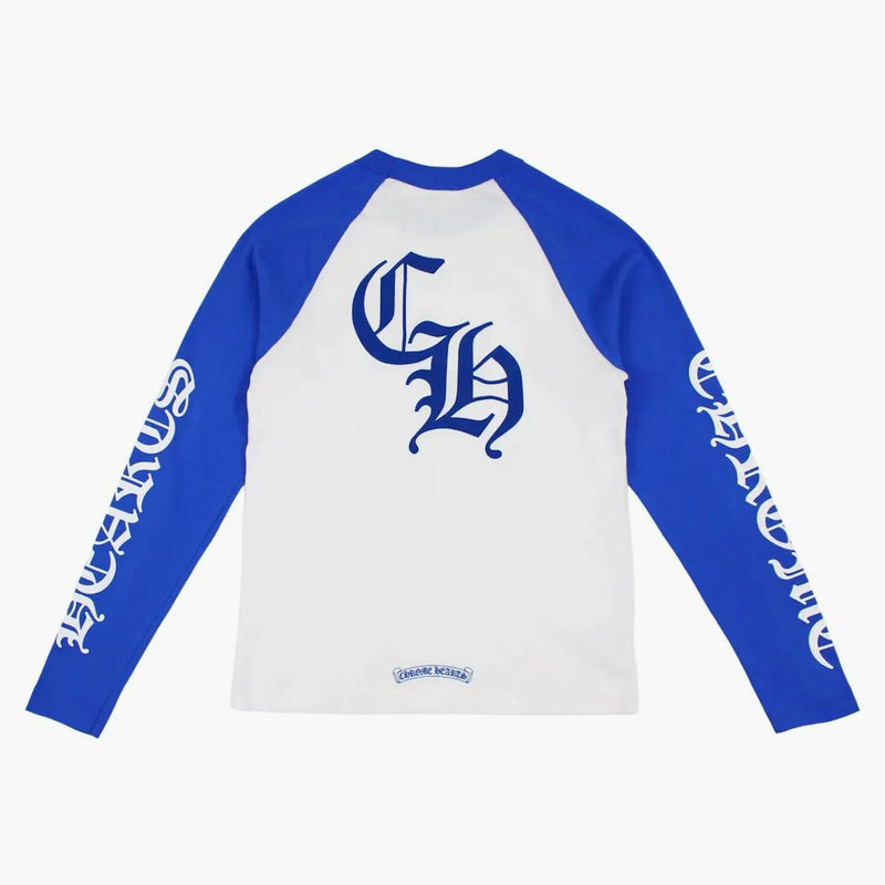 Chrome Hearts Ch Baseball Shirt White/blue