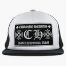 Chrome Hearts Ch Hollywood Trucker Hat Black/white