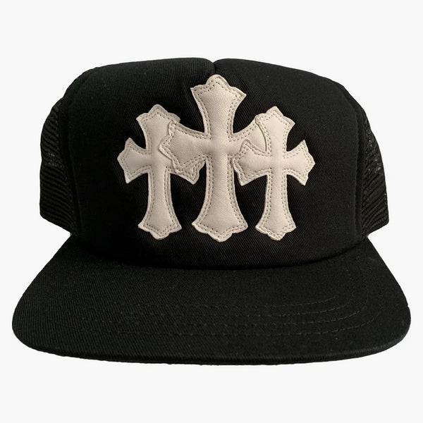 Chrome Hearts Cemetery Trucker Hat Black