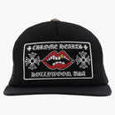 Chrome Hearts Chomper Hollywood Trucker Hat Black/black