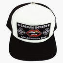 Chrome Hearts Chomper Hollywood Trucker Hat Black/white