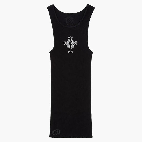 Chrome Hearts Hairy Cross Rib Tank Black