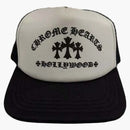 Chrome Hearts Hollywood Cross "king Taco" Trucker Cap Black/white