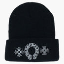 Chrome Hearts Horse Shoe Beanie Black