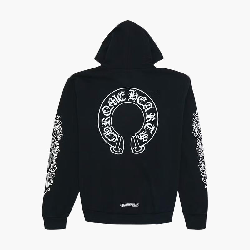 Chrome Hearts Horse Shoe Floral Hoodie