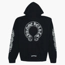 Chrome Hearts Horse Shoe Floral Hoodie Black