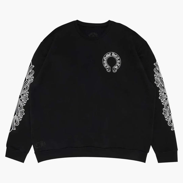 Chrome Hearts Horseshoe Crewneck Black