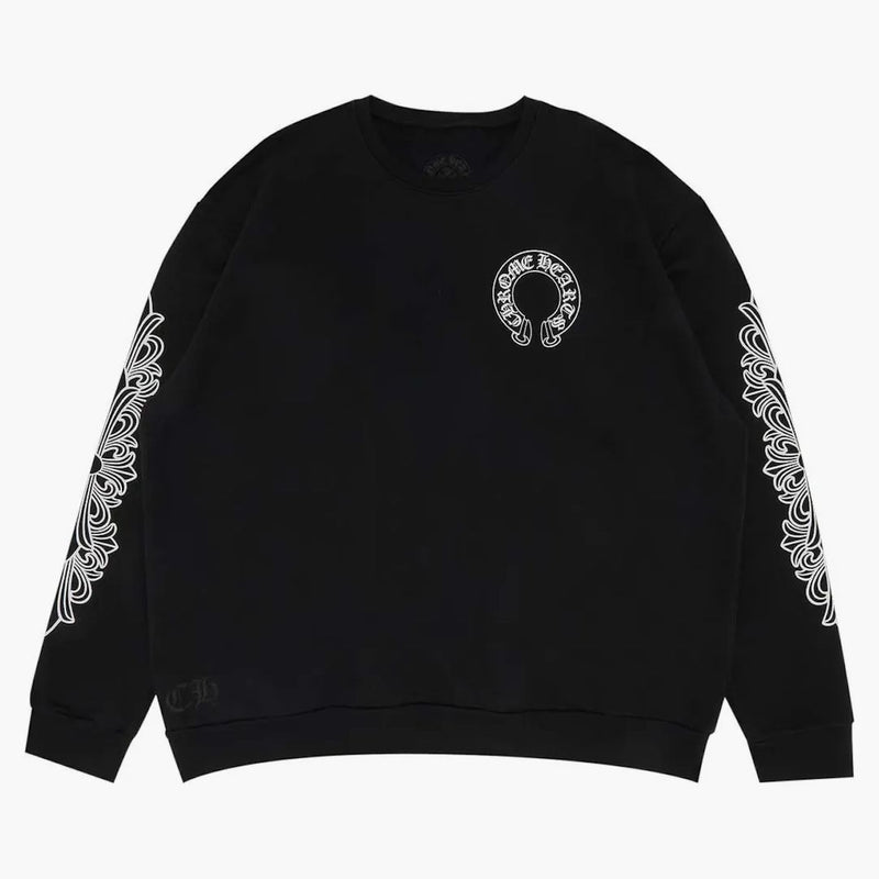 Chrome Hearts Horseshoe Crewneck Black