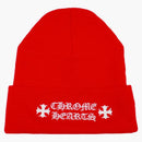 Chrome Hearts Logo Beanie Red